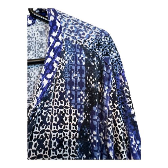 NYDJ Womens Boho Bohemian Blouse Shirt Top Cottage Indie Fairy Festival Hippie L - Picture 3 of 6